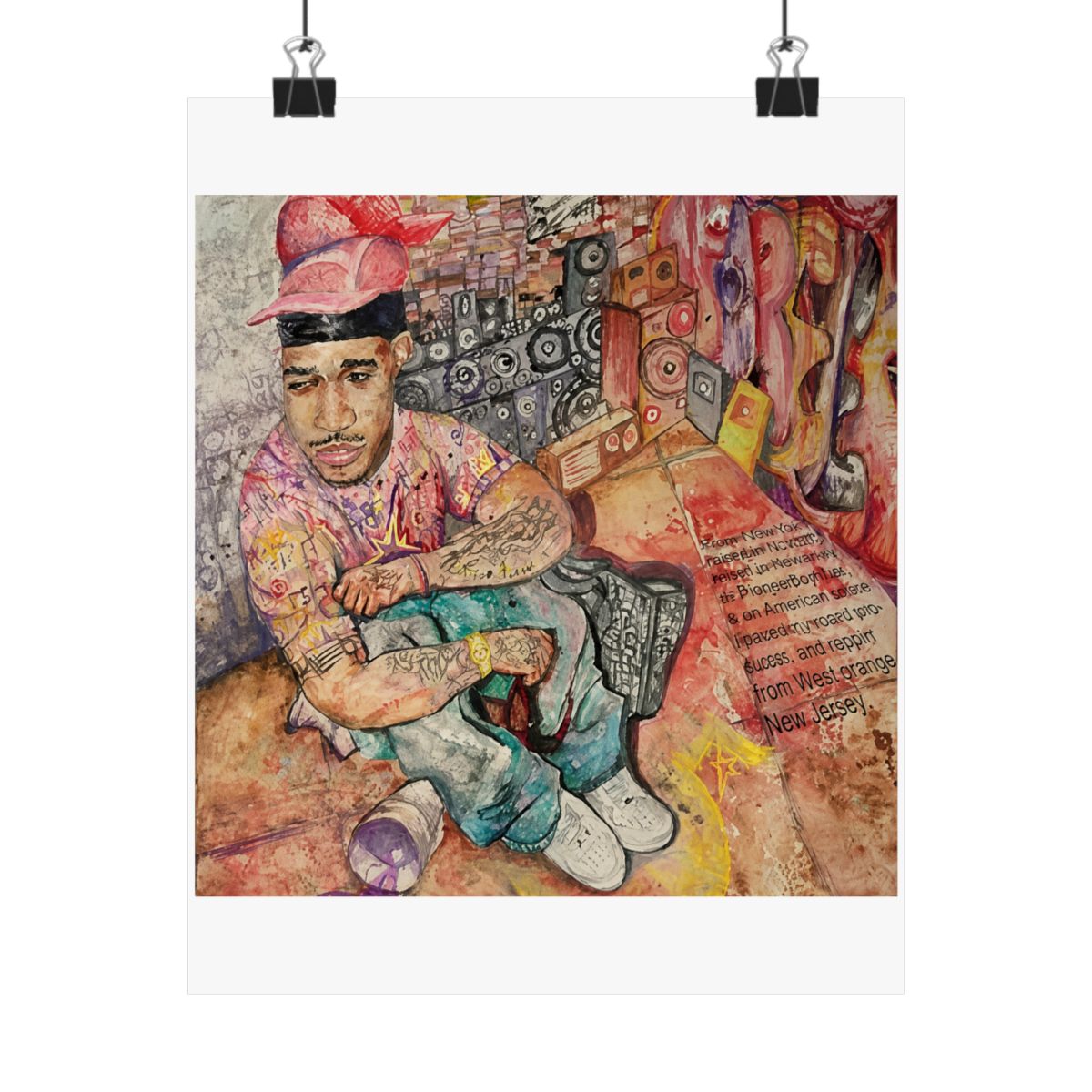 Plaqueboymax Portrait Poster