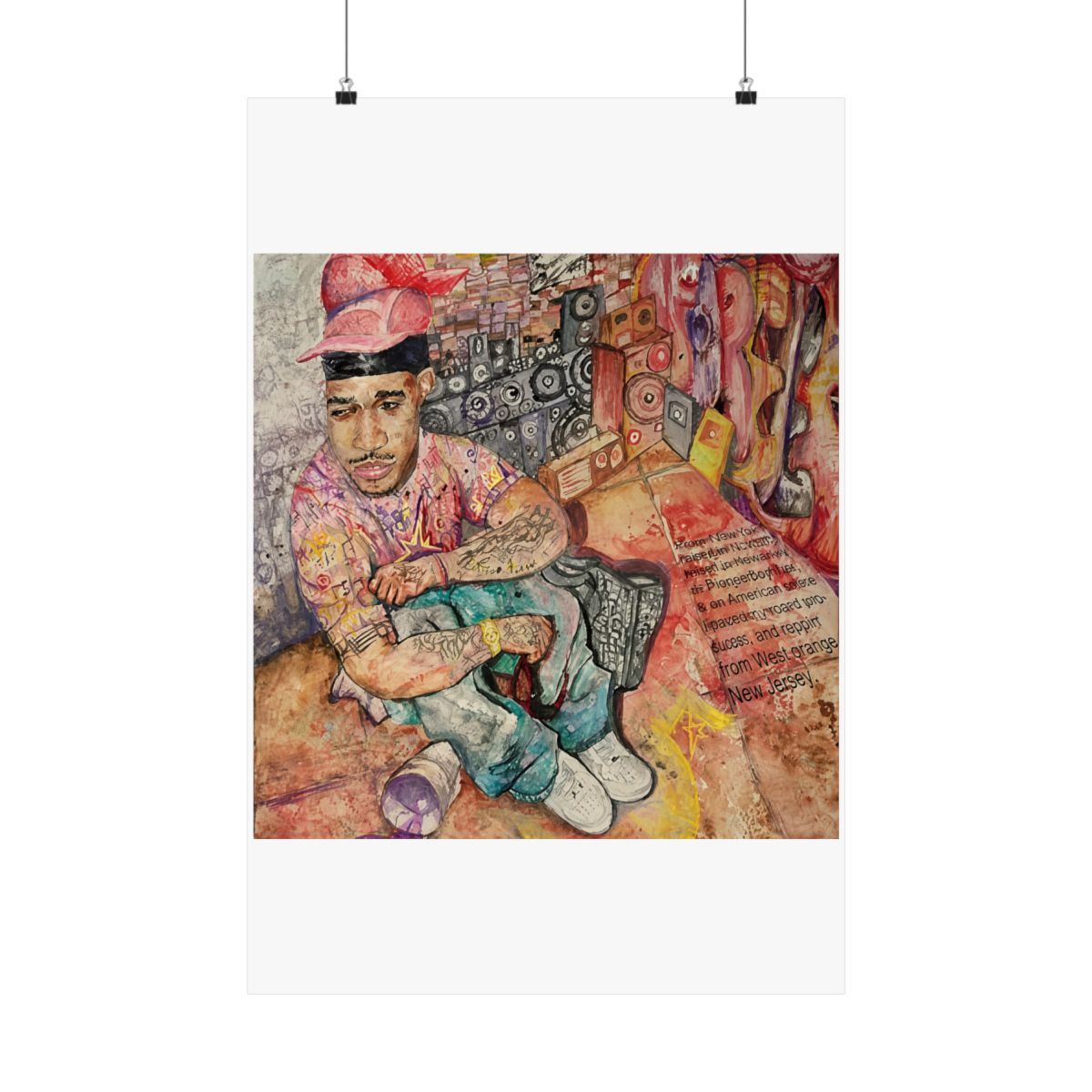 Plaqueboymax Portrait Poster - alternate angle 1, merchandise