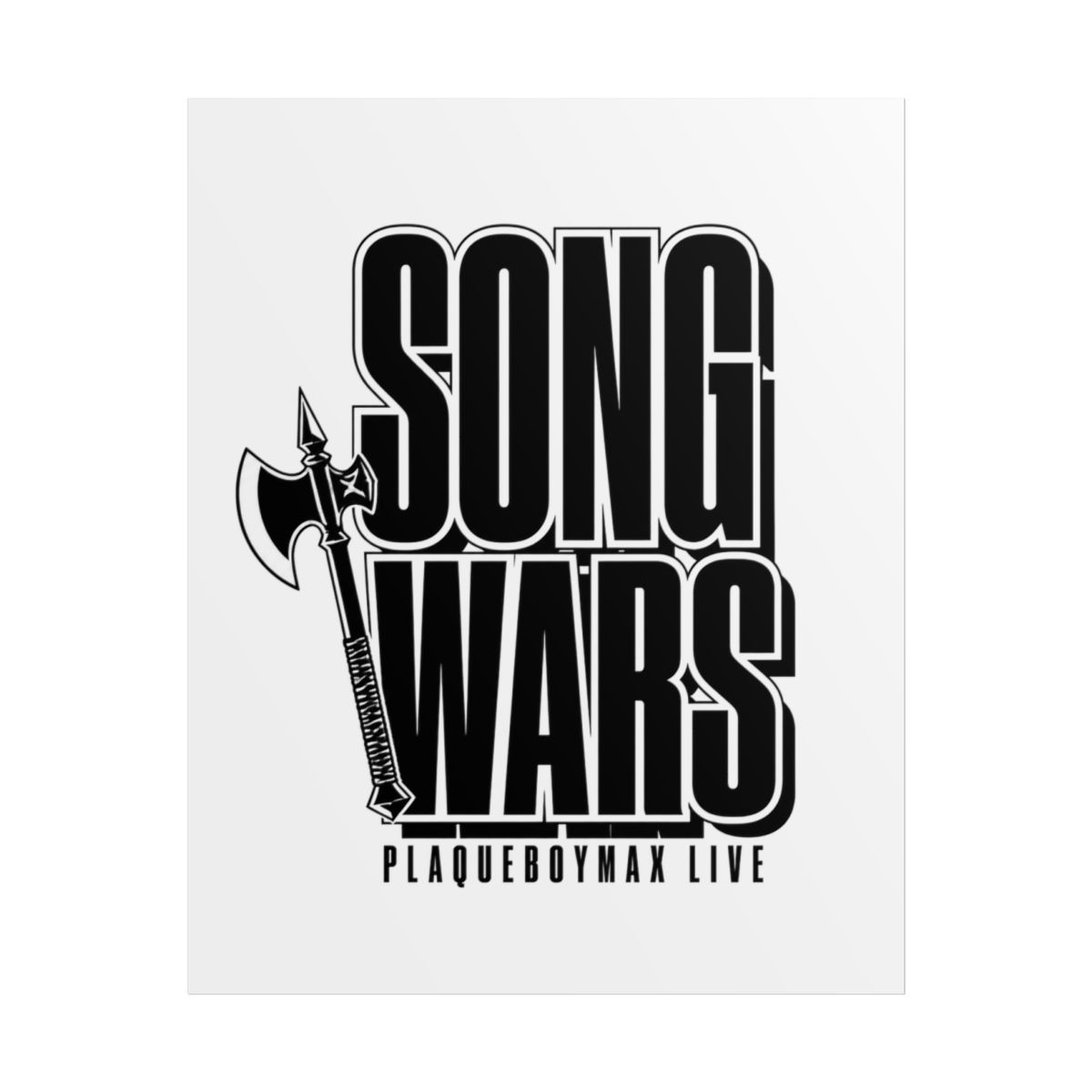 Plaqueboymax "Song Wars" Poster - Official Posters & Wall Art merchandise