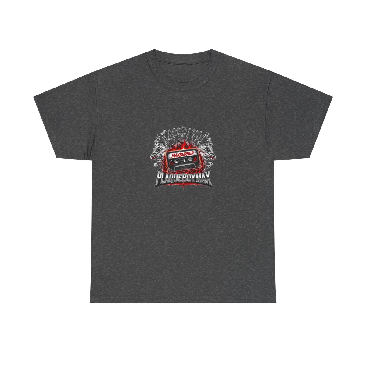 Plaqueboymax Playful Side, Using Unisex Tee - alternate angle 2, merchandise