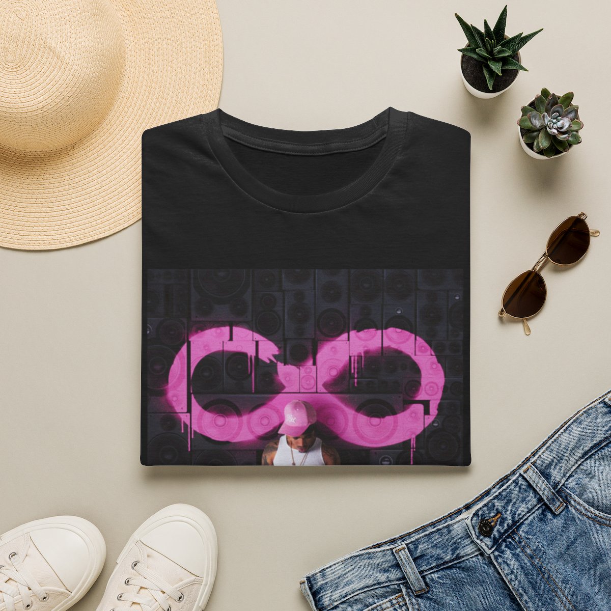 Pink Infinity Graffiti T-Shirt | Street Art Graphic Tee | Plaqueboymax