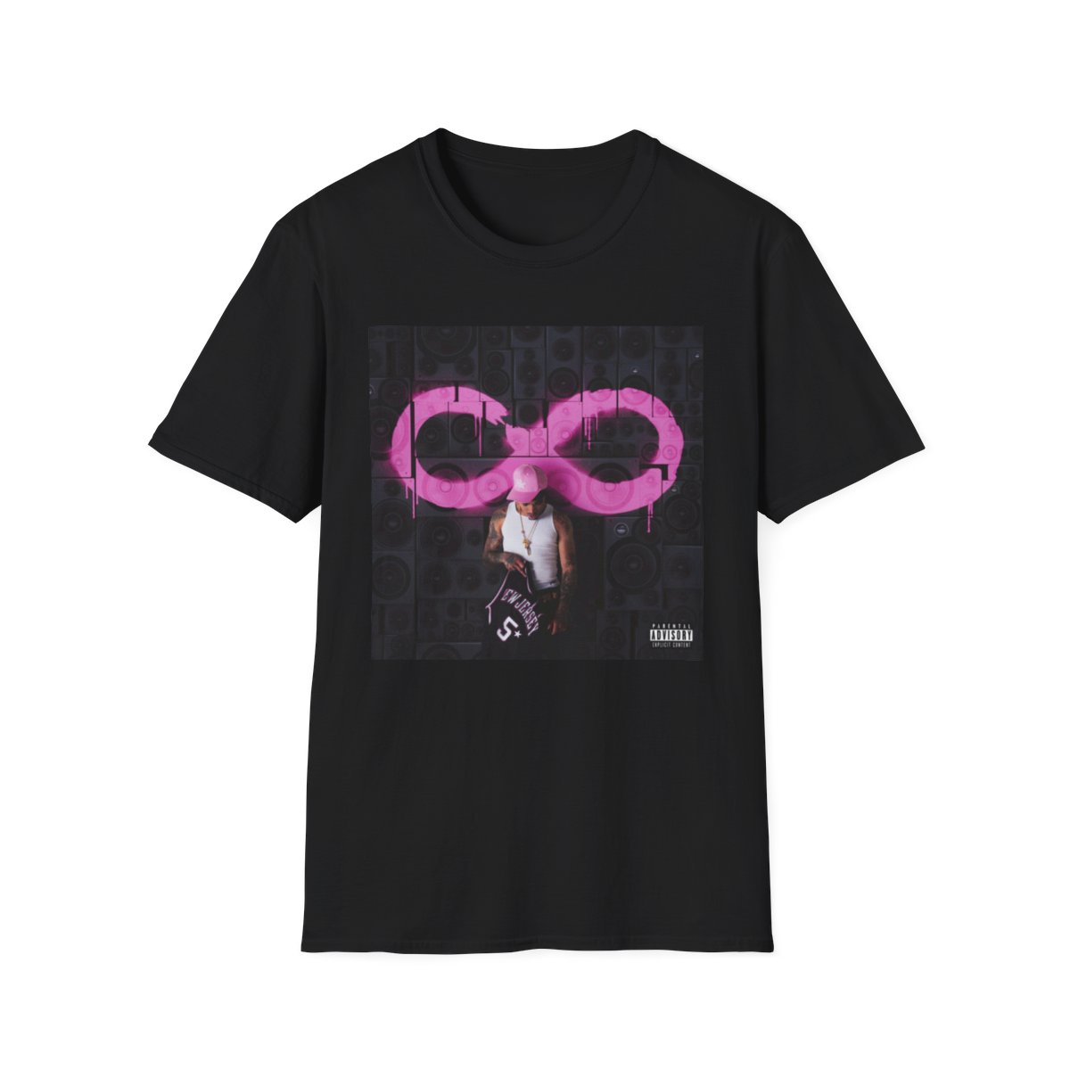 Pink Infinity Graffiti T-Shirt | Street Art Graphic Tee | Plaqueboymax