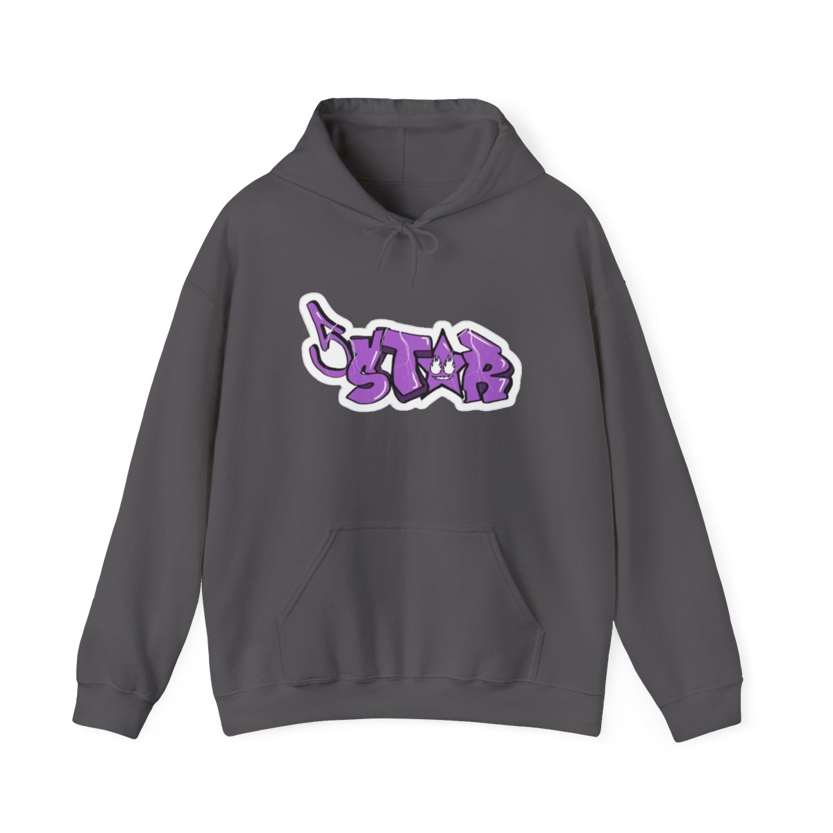 Purple Graffiti Logo Hoodie | Streetwear Urban Style | Plaqueboymax - alternate angle 3, merchandise