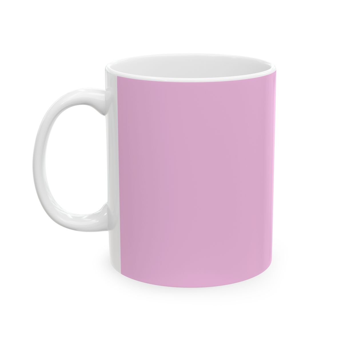 Pink Anime Girl Skull Mug | Neon Japanese Text, Kawaii Goth Ceramic Mug | Plaqueboymax - alternate angle 3, merchandise